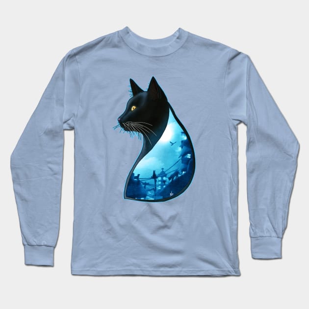 Guardians of the Night Long Sleeve T-Shirt by DVerissimo